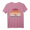 Retro Kiwi Vogel Sonnenuntergang T-Shirt – Neuseeland Vogel Design für Vogel- und Tierliebhaber
