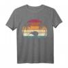 Retro Kiwi Vogel Sonnenuntergang T-Shirt – Neuseeland Vogel Design für Vogel- und Tierliebhaber
