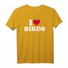 Ich liebe Vögel T-Shirt - Tier- und Naturliebhaber Geschenk mit Vogel und Herzmotiv