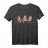 Zebra Fink Vogel Weihnachten Lustiges Geschenk T-Shirt - Niedliches Überraschungsgeschenk für Vogelhalter & Sankt-Hut-Fans
