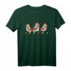 Zebra Fink Vogel Weihnachten Lustiges Geschenk T-Shirt - Niedliches Überraschungsgeschenk für Vogelhalter & Sankt-Hut-Fans