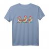 Zebra Fink Vogel Weihnachten Lustiges Geschenk T-Shirt - Niedliches Überraschungsgeschenk für Vogelhalter & Sankt-Hut-Fans