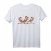 Zebra Fink Vogel Weihnachten Lustiges Geschenk T-Shirt - Niedliches Überraschungsgeschenk für Vogelhalter & Sankt-Hut-Fans