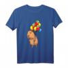 Capybara Wasserschwein mit Luftballons - Lustiges Tiermotiv Langarmshirt für Tierliebhaber, Kinder, Männer & Frauen