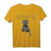 Love Is Weimaraner T-Shirt für Damen und Herren – Perfektes Valentinstag- und Hundeliebhaber-Geschenk