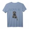 Love Is Weimaraner T-Shirt für Damen und Herren – Perfektes Valentinstag- und Hundeliebhaber-Geschenk
