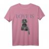 Love Is Weimaraner T-Shirt für Damen und Herren – Perfektes Valentinstag- und Hundeliebhaber-Geschenk