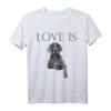 Love Is Weimaraner T-Shirt für Damen und Herren – Perfektes Valentinstag- und Hundeliebhaber-Geschenk