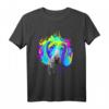 Splash Art Weimaraner Hundehalter Geschenkidee - Lustiges Hunde T-Shirt für Hundeliebhaber, Kinder, Frauen & Männer zum Geburtstag & Weihnachten