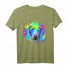 Splash Art Weimaraner Hundehalter Geschenkidee - Lustiges Hunde T-Shirt für Hundeliebhaber, Kinder, Frauen & Männer zum Geburtstag & Weihnachten