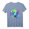 Splash Art Weimaraner Hundehalter Geschenkidee - Lustiges Hunde T-Shirt für Hundeliebhaber, Kinder, Frauen & Männer zum Geburtstag & Weihnachten