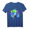 Splash Art Weimaraner Hundehalter Geschenkidee - Lustiges Hunde T-Shirt für Hundeliebhaber, Kinder, Frauen & Männer zum Geburtstag & Weihnachten