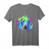 Splash Art Weimaraner Hundehalter Geschenkidee - Lustiges Hunde T-Shirt für Hundeliebhaber, Kinder, Frauen & Männer zum Geburtstag & Weihnachten