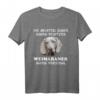 Weimaraner Hund T-Shirt Damen Herren – Lustiges Geschenk für Hundeliebhaber, Gassi gehen & Hundeschule