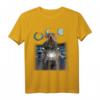 Weimaraner Dog Ride Motorcycle T-Shirt – Kreatives Tiermotive Geschenk für Hunde- und Motorradliebhaber