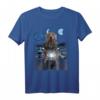Weimaraner Dog Ride Motorcycle T-Shirt – Kreatives Tiermotive Geschenk für Hunde- und Motorradliebhaber