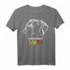 Cute Weimaraner Mom T-Shirt – Perfektes Geschenk für Hundemütter, Hundeliebhaberinnen & Weimaraner Fans zu Geburtstagen, Weihnachten & Thanksgiving