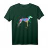 Windhund T-Shirt mit Watercolor Love Hund – Grauhund Hemd für Hundeliebhaber und Tierfreunde