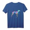 Windhund T-Shirt mit Watercolor Love Hund – Grauhund Hemd für Hundeliebhaber und Tierfreunde