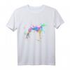 Windhund T-Shirt mit Watercolor Love Hund – Grauhund Hemd für Hundeliebhaber und Tierfreunde