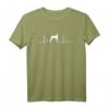 Galgo Galga Heartbeat Herzschlag EKG Windhund Hund T-Shirt – Perfektes Geschenk für Hundeliebhaber und Züchter