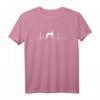 Galgo Galga Heartbeat Herzschlag EKG Windhund Hund T-Shirt – Perfektes Geschenk für Hundeliebhaber und Züchter