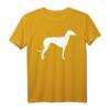 Galgo Espanol Windhund Hunde T-Shirt - Klassisch geschnitten mit doppeltem Saum, perfekt für Hundeliebhaber