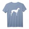 Galgo Espanol Windhund Hunde T-Shirt - Klassisch geschnitten mit doppeltem Saum, perfekt für Hundeliebhaber