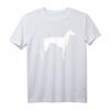 Galgo Espanol Windhund Hunde T-Shirt - Klassisch geschnitten mit doppeltem Saum, perfekt für Hundeliebhaber
