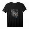 Wolf Zeichnung T-Shirt - Klassisch geschnitten mit doppeltem Saum, ideal für Tier- und Naturliebhaber