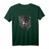 Wolf Zeichnung T-Shirt - Klassisch geschnitten mit doppeltem Saum, ideal für Tier- und Naturliebhaber