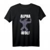 Alpha Wolf T-Shirt - Fantasy Werwolf Motiv, Klassisch geschnitten, doppelt genähter Saum