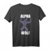 Alpha Wolf T-Shirt - Fantasy Werwolf Motiv, Klassisch geschnitten, doppelt genähter Saum