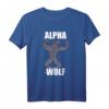 Alpha Wolf T-Shirt - Fantasy Werwolf Motiv, Klassisch geschnitten, doppelt genähter Saum