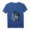 Damen HapFrog T-Shirt mit Fee und Wolf - Magisches Design, V-Ausschnitt, Fantasy & Gothic Motiv