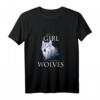 Just A Girl Who Loves Wolves - Damen und Mädchen Tank Top mit Wolf Motiv, ideales Geschenk für Wolfsfans zu Weihnachten, Geburtstag, Muttertag und mehr