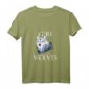 Just A Girl Who Loves Wolves - Damen und Mädchen Tank Top mit Wolf Motiv, ideales Geschenk für Wolfsfans zu Weihnachten, Geburtstag, Muttertag und mehr