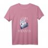 Just A Girl Who Loves Wolves - Damen und Mädchen Tank Top mit Wolf Motiv, ideales Geschenk für Wolfsfans zu Weihnachten, Geburtstag, Muttertag und mehr