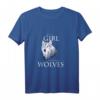 Just A Girl Who Loves Wolves - Damen und Mädchen Tank Top mit Wolf Motiv, ideales Geschenk für Wolfsfans zu Weihnachten, Geburtstag, Muttertag und mehr