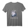 Just A Girl Who Loves Wolves - Damen und Mädchen Tank Top mit Wolf Motiv, ideales Geschenk für Wolfsfans zu Weihnachten, Geburtstag, Muttertag und mehr