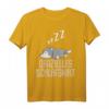 Lustiges Wolf Schlafshirt Pyjama Nachthemd – Witziges Geschenk für Langschläfer, Morgenmuffel und Wolf Fans, Damen und Herren