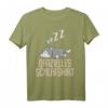 Lustiges Wolf Schlafshirt Pyjama Nachthemd – Witziges Geschenk für Langschläfer, Morgenmuffel und Wolf Fans, Damen und Herren