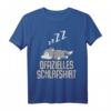 Lustiges Wolf Schlafshirt Pyjama Nachthemd – Witziges Geschenk für Langschläfer, Morgenmuffel und Wolf Fans, Damen und Herren