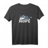 Nope Fauler Baby Wolf T-Shirt - Lustiges Tierdesign & Geschenkidee für Faulpelze, Wolf Fans & Tierliebhaber, Perfekt für Schwarzhumor-Fans