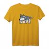Nope Fauler Baby Wolf T-Shirt - Lustiges Tierdesign & Geschenkidee für Faulpelze, Wolf Fans & Tierliebhaber, Perfekt für Schwarzhumor-Fans