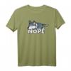 Nope Fauler Baby Wolf T-Shirt - Lustiges Tierdesign & Geschenkidee für Faulpelze, Wolf Fans & Tierliebhaber, Perfekt für Schwarzhumor-Fans
