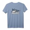 Nope Fauler Baby Wolf T-Shirt - Lustiges Tierdesign & Geschenkidee für Faulpelze, Wolf Fans & Tierliebhaber, Perfekt für Schwarzhumor-Fans