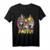 Wolf-Party-Crew zum Geburtstag mit heulenden Wölfen - Perfektes T-Shirt für Wolf-Liebhaberinnen und Wolf-Motto Partys