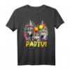 Wolf-Party-Crew zum Geburtstag mit heulenden Wölfen - Perfektes T-Shirt für Wolf-Liebhaberinnen und Wolf-Motto Partys