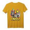 Wolf-Party-Crew zum Geburtstag mit heulenden Wölfen - Perfektes T-Shirt für Wolf-Liebhaberinnen und Wolf-Motto Partys